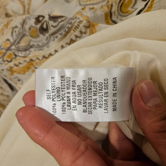 SOLD Anthropologie/Storia Paisley Maxi Dress Size M - Picture 13 of 13